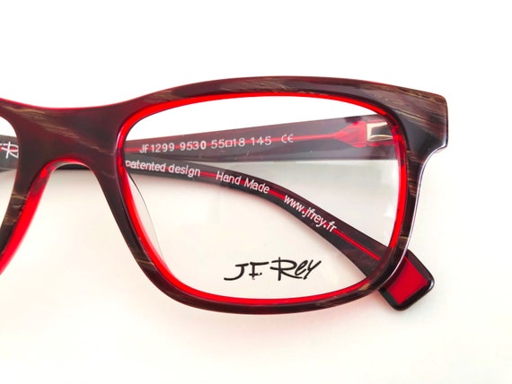 Lunettes De Vue JF Rey JF1319 - Monture Acétate Rectangulaire, Neuf Avec étiquettes