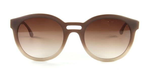KBL Sunglasses New Roc Model Gradient Matte Brown With Gradient Brown Lenses Made in Japan Made in Japan Etsy Finland