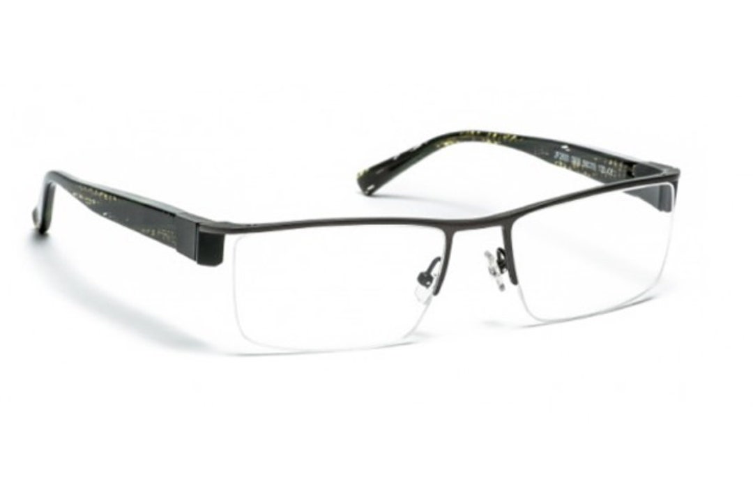 Monture Optique JF REY JF2419 - Nylor Semi-cerclé Noir, Homme, Neuve Avec étiquettes (Fabriqué En France)