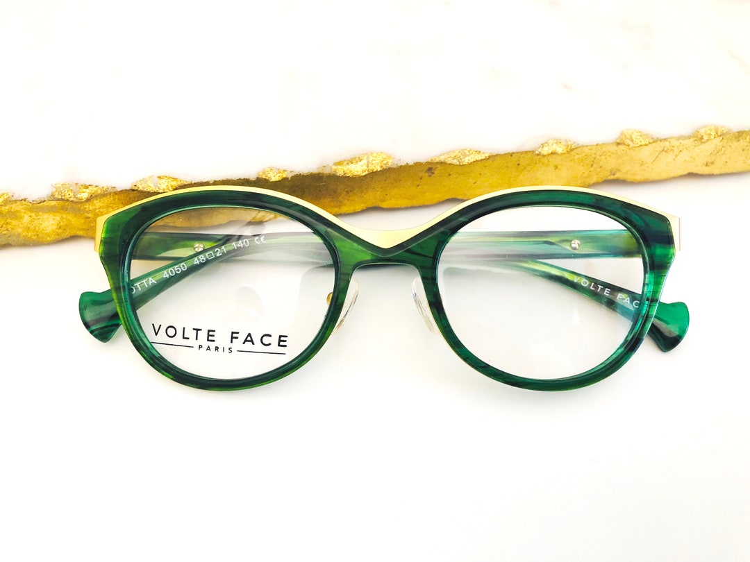 French Designer JF REY, Volte Face Line, Gotta, Vintage Eyeglasses for