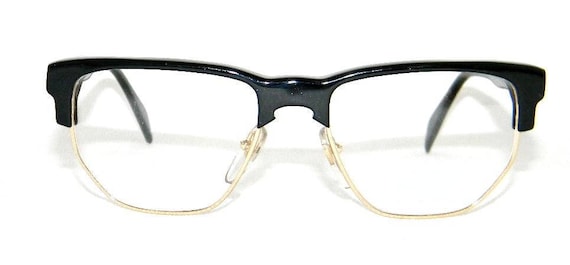 VUARNET Clubmaster, 438, Black and Gold, Glasses … - image 5