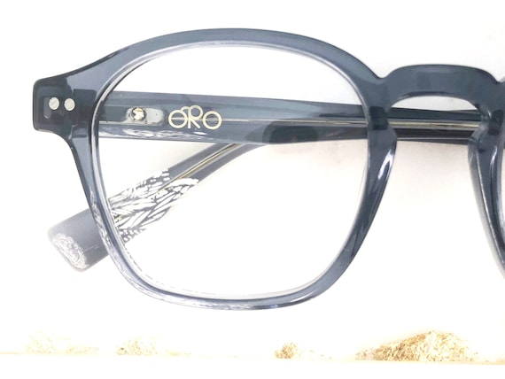 Retro optical frame / Small square eyeglasses Tra… - image 8