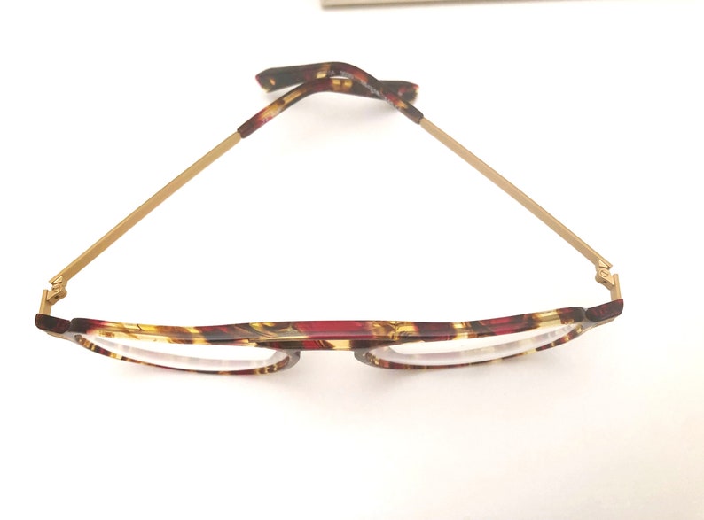 Lunettes de vue écailles marron et rouge pour homme Créateur français JF REY JF1354 Monture optique vintage Rétro Fabriqué en France, neuf image 9