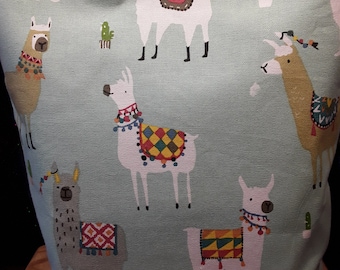 Llamas/alpacas handmade cotton bag by samylovesbags