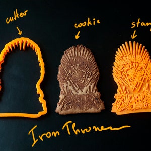 Iron Throne Game of Thrones Cookie Cutter DIY biscuit mold Fondant decoration Cookie stamp