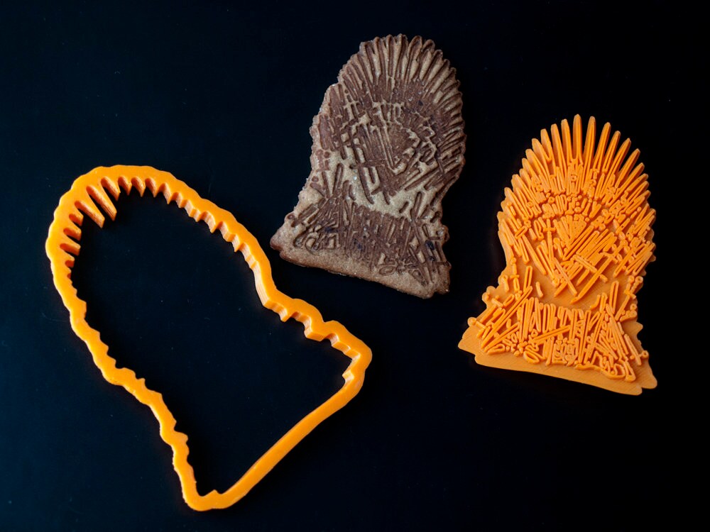 Iron Throne Game of Thrones Cookie Cutter DIY Biscuit Mold Etsy