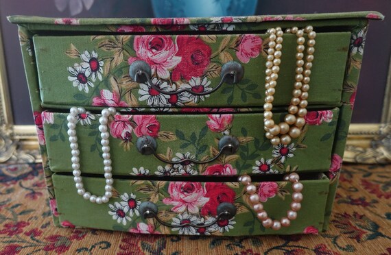 Beautiful french fabric drawers