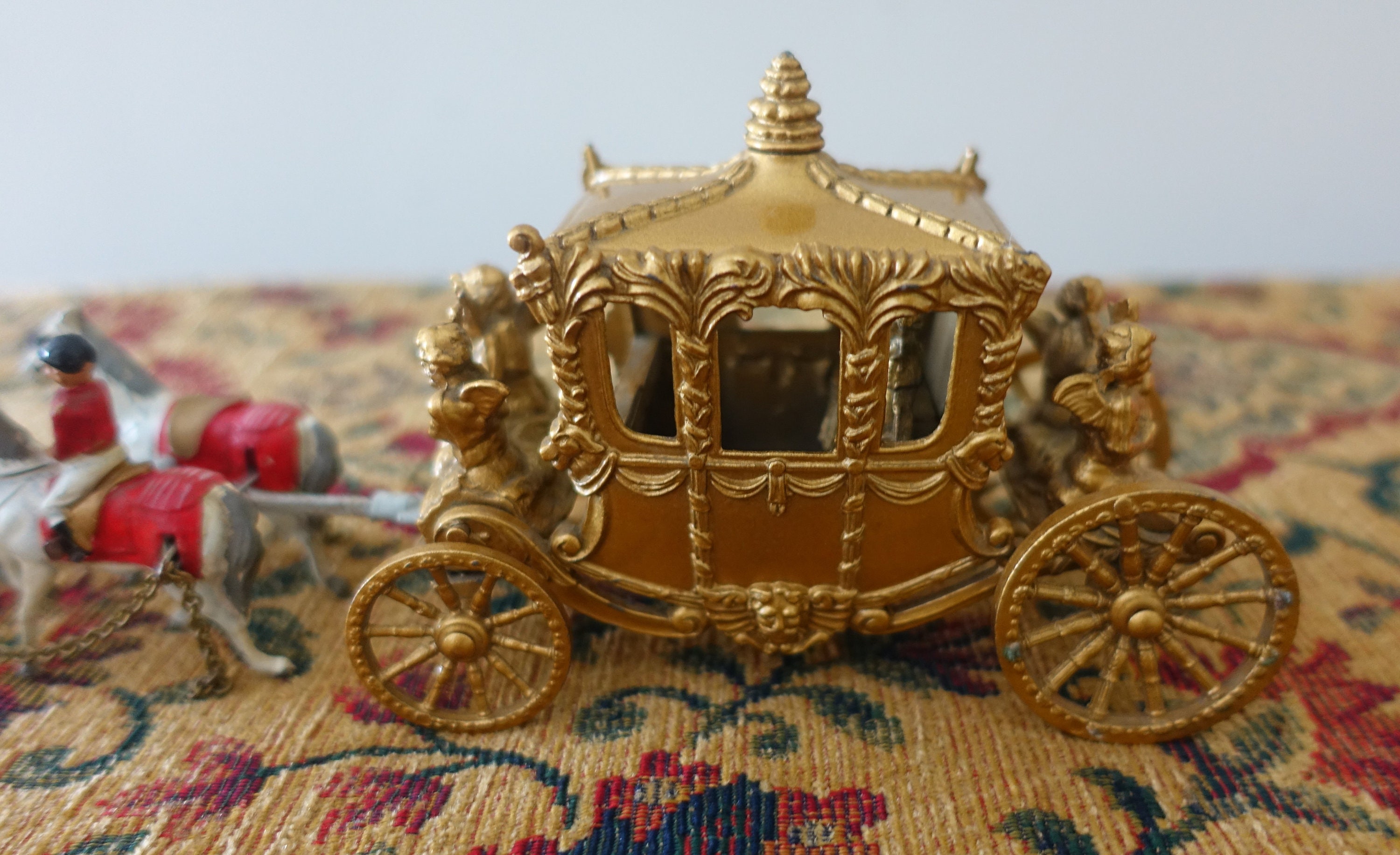 Antique Matchbox Lesney Coronation Coach and horses with the Etsy