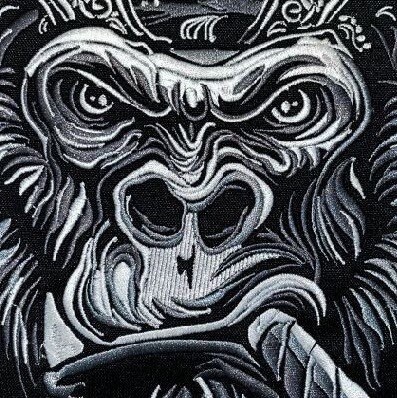 Gorilla Biker Patch for Bikers, Motoclub Jacket, Large Patch, Back ...