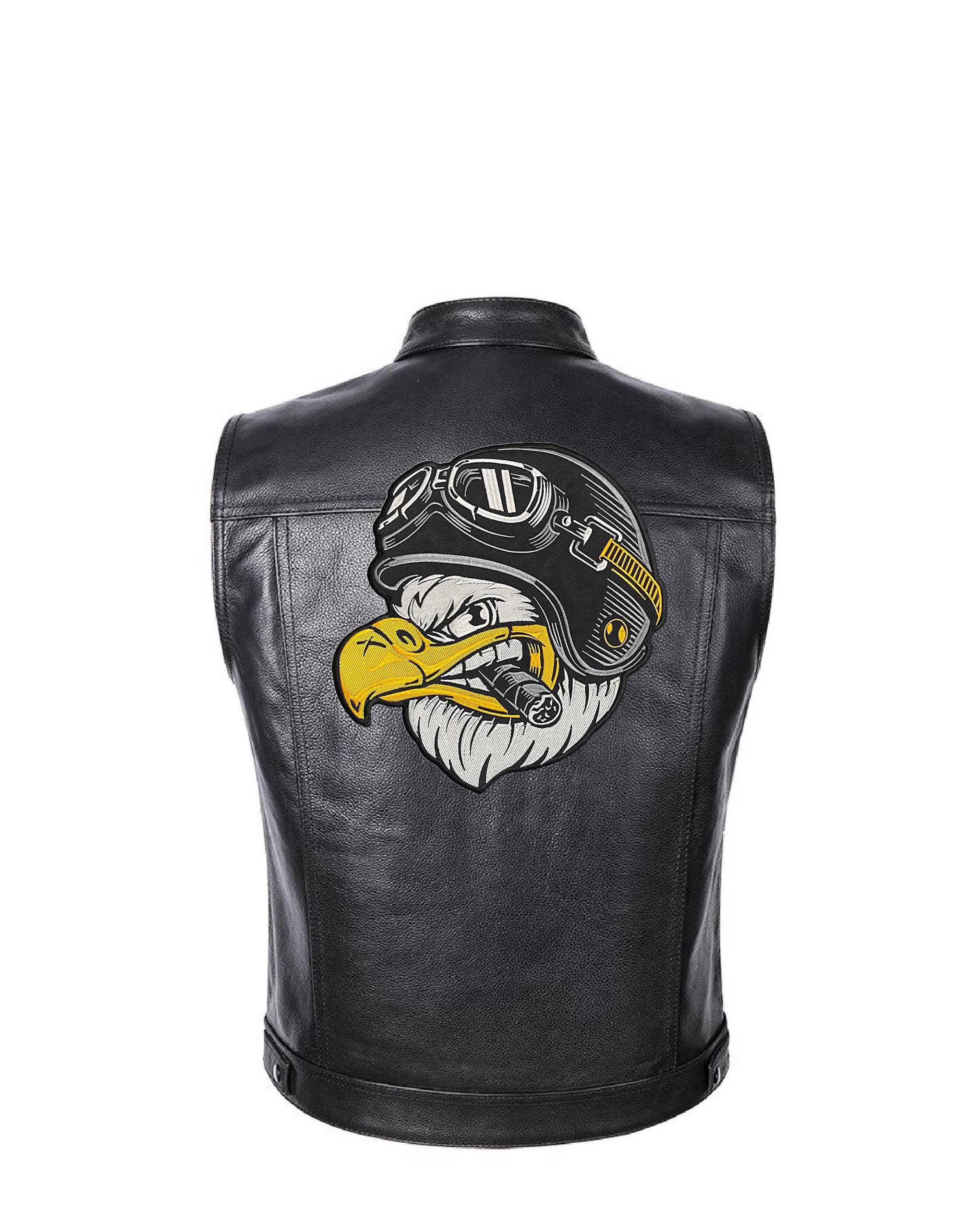 Eagle with Cigar patch for bikers, motoclub jacket, Large patch, Back patch
