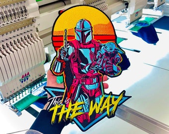 This Is The Way large patch, motoclub jacket, Large patch, Back patch, Biker patch