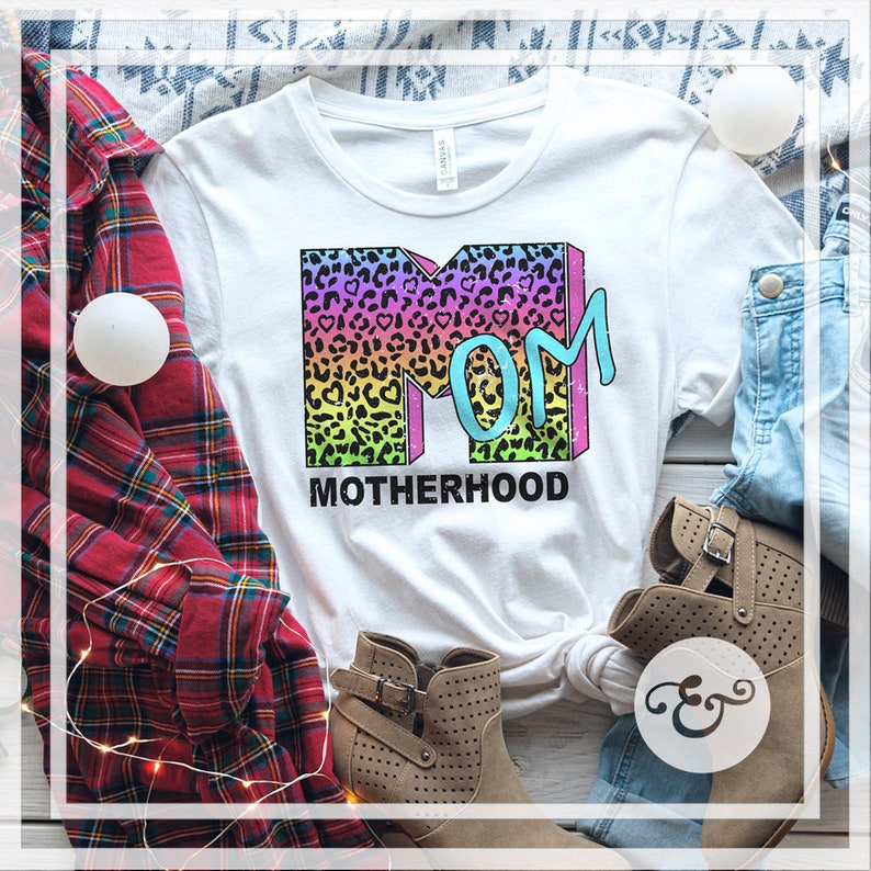 Download Leopard Tie-Dye MTV Mom Sublimation Transfer Motherhood ...