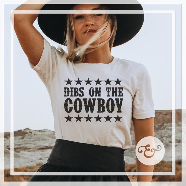 Dibs On The Cowboy Screen Print Transfer (Low Heat Formula) // Ready To Press