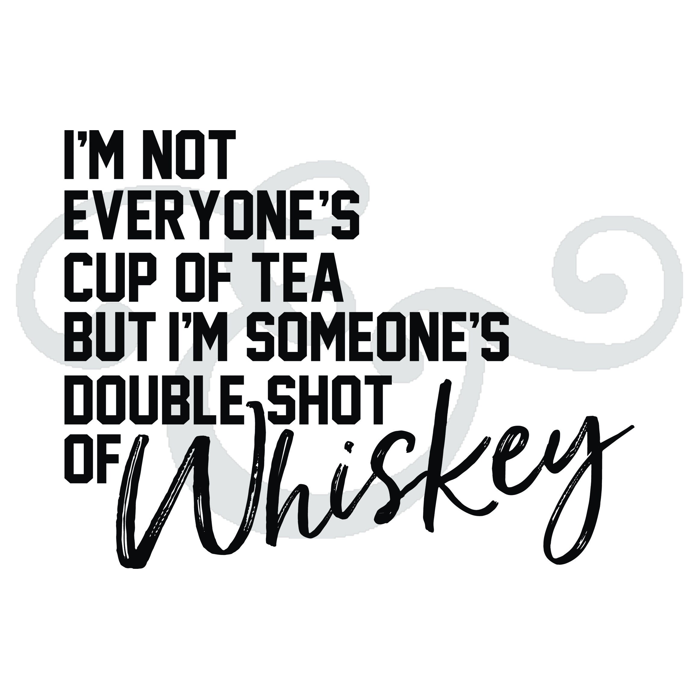 Not Everyone's Cup Of Tea Plastisol Ink Screen Print Etsy