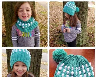 Häkelmütze Muster, slouchy Beanie, Kleinkind, Kind, Teen, Frauen Beanie Muster, Cabrio Beanie und Schal / Halswärmer Muster