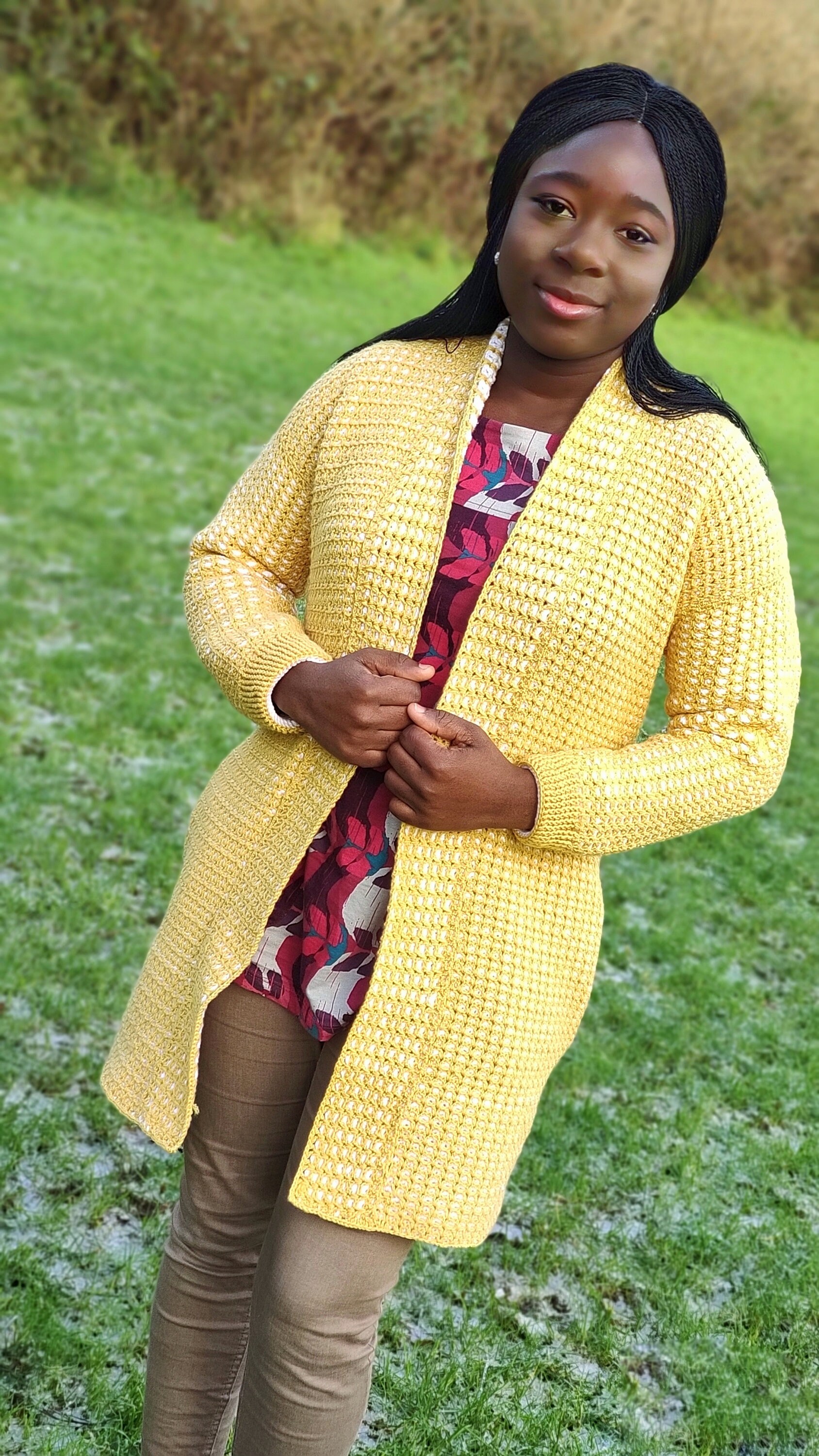 Crochet Pattern Easy Cardigan PDF Pattern Reversible Crochet Etsy