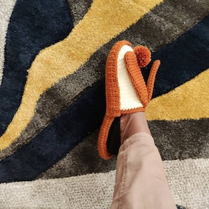Crochet Adult Slippers with Insole pattern
