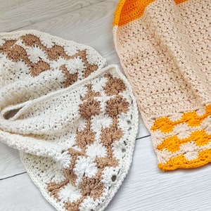 Crochet Kitchen Towel Pattern | Dish Towel | Easy crochet hand towel