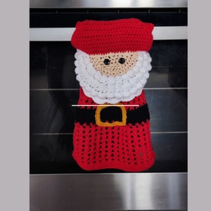Crochet Christmas Kitchen Towel pattern