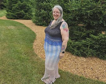Crochet Maxi Dress Pattern | Women's Crochet Summer Dress