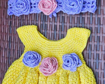 crochet Pattern PDF | baby dress pattern