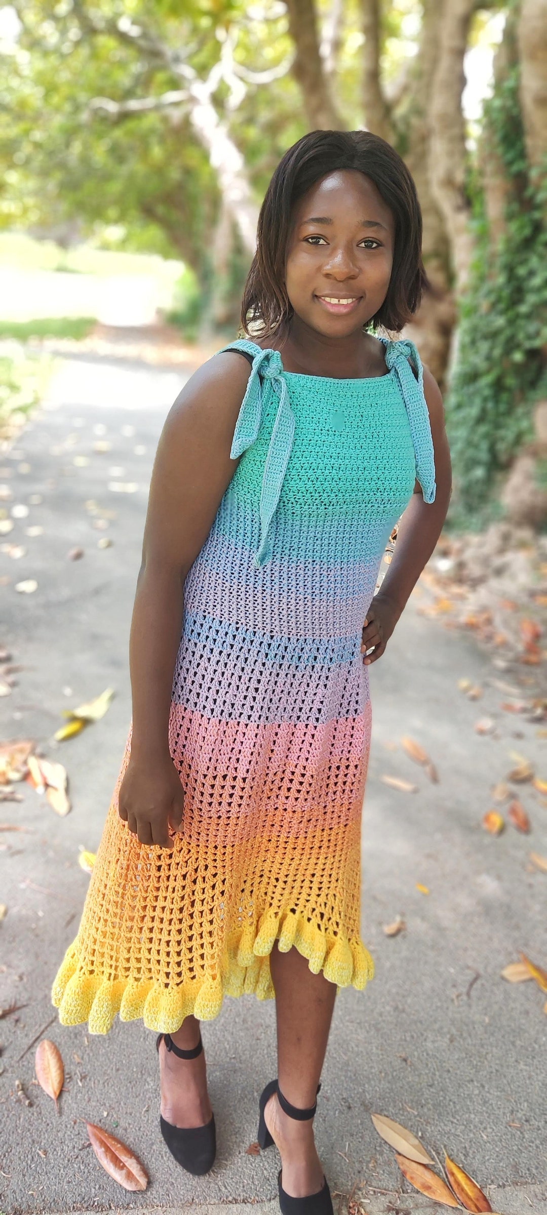 Crochet Halter Dress - Etsy