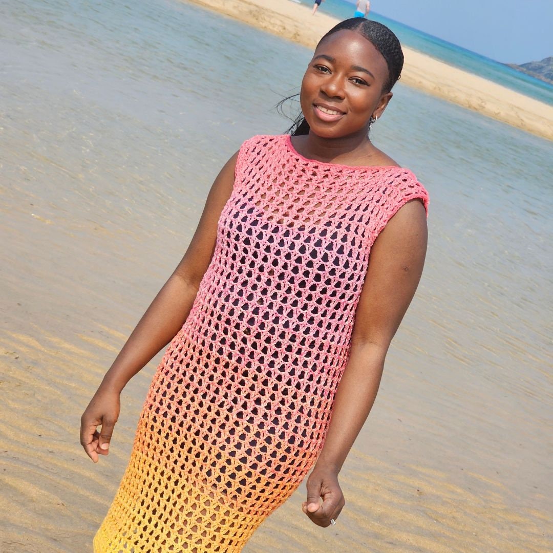 white christmas dresses The Ibiza - Crochet Coverup Dress main image 1