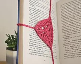Crochet Thong Bookmark Pattern, Cheeky Thong Design, Funny Crochet Bookmark Pattern – Quick and Easy Crochet Project