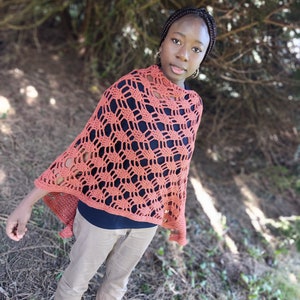 Crochet shawl pattern, Easy crochet poncho, Crochet rectangular scarf tutorial
