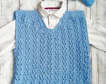 Crochet Vest pattern Summer Vest Unisex crochet Vest