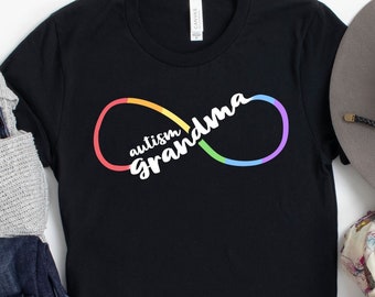 Autism Grandma Infinity Symbol T-Shirt / Autism Infinity / Autism Grandma / Autism Grandparents / Neurodiversity Shirt / Autism Gift Shirt