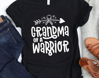 Grandma Of A Rare Disease Warrior T-Shirt / Rare Disease Ribbon / Support Family / Rare Disease Warrior / Rare Disease Grandma / Rare