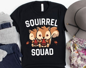 Squirrel Squad T-Shirt / Squirrel Lover / Squirrel Squad / Squirrel Shirts / Squirrel Gifts / Cute Funny Squirrels / Squirrel Shirt Women