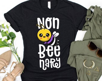 Non-Beenary T-Shirt / Genderfluid LGBT / Non-Binary Gift / Nonbinary Pride / Genderqueer Pride / Non Beenary / Non-beenary / Pride Bee