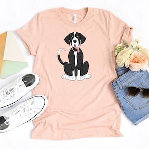 Mantle Great Dane T-Shirt / Mantle Great Dane / Great Dane Shirt / Great Dane Gift / Great Dane Dad / Funny Great Dane / Petsitter Gift