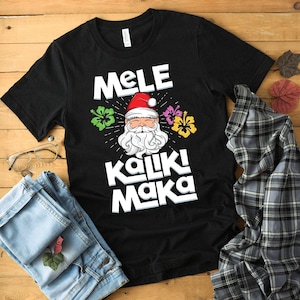Mele Kalikimaka Shirt Christmas Shirt Island Christmas Hawaii Christmas Womens Christmas Hawaiian Holiday Tropical Christmas Mele