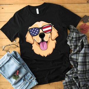 American Golden Retriever Shirt God Lover Shirt Dog Mom Shirt Retriever Lover Retriever Tee Shirt Retriever Gift Golden Retrievers Dog image 1