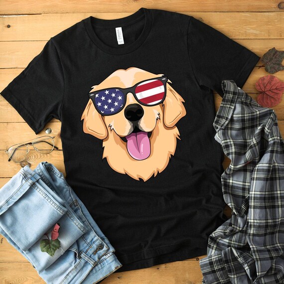 American Golden Retriever Shirt God Lover Shirt Dog Mom Shirt Retriever Lover Retriever Tee Shirt Retriever Gift Golden Retrievers Dog