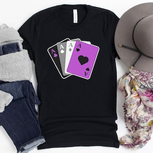 Asexual Aces T-Shirt / Asexual Pride / Ace Shirt / Ace Pride Shirt / Asexual Shirt / LGBTQ Shirt / Equality Gift / Asexual Gift / Pride