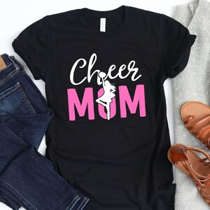 Cheer Mom T-Shirt / Cheerleader Mom Shirt / Cheer Mom Shirt / Cheer Spirit Wear / Cheer Mom Gift / Cheer Mom / Cheer Mother / Drill Team