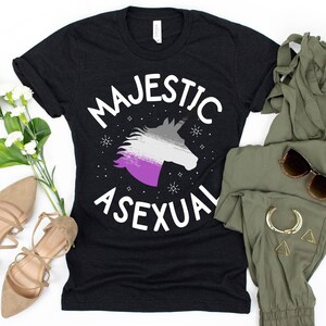 Majestic Asexual T-Shirt / Asexual Pride / Ace Shirt / Ace Pride Shirt / Asexual Shirt / Asexual T Shirt / Equality Gift / Asexual Tee