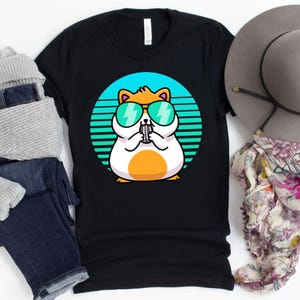 Retro Hamster T-Shirt / Hamster Shirt / Retro Hamster / Pet Hamster Tee / Funny Hamster Shirt / Girls Hamster Gift / Hamster Mom Shirt