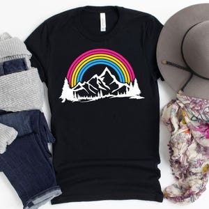 Pansexual Pride for Hikers T-Shirt / Pansexual Shirt / Pansexual Flag / Pansexual Pride / Pansexual Gift / Vintage Outdoors / Pansexual
