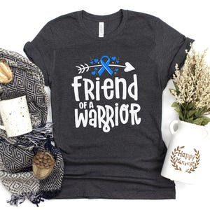 Friend Of A Warrior Shirt / Sweatshirt / Als Awareness / Blue Ribbon Shirt / Als Support / Als Walk Shirt / Als Support Tee