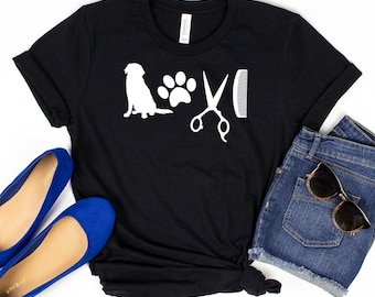 Love Dog Grooming T-Shirt / Dog Groomer Gift / Pup Groomer / Dog Spa / Dog Groomer Shirt / Dog Grooming / Pet Groomer / Gift For Pet