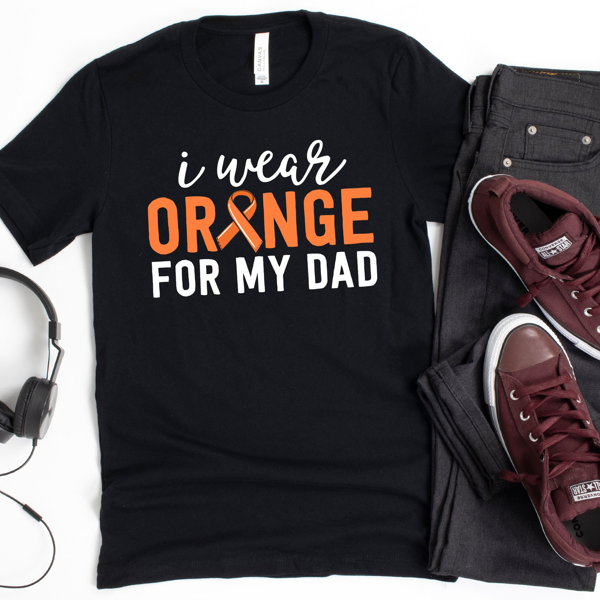 Admit It Dad Orange - Personalized Custom Long Sleeve T-Shirt