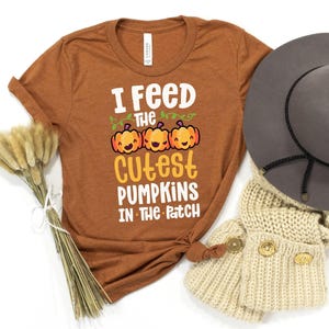 I Feed The Cutest Pumpkins In The Patch Shirt / Lunch Lady Halloween / School Halloween / Cafeteria Crew Shirt / Lunch Lady Squad