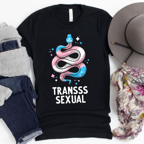 Transexual Flag Snake T-shirt / Transgender Pride / Transgender Shirt /  Reptile Lovers / Transexual Flag Snake / Pride Snake / Pride Month - Etsy