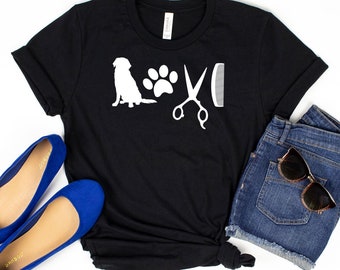 personalized grooming smocks