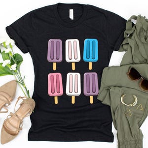 Intersex Pride Popsicles Shirt / Intersex Flag / Subtle Intersex Pride / Discreet Pride / LGBTQ+ Pride Month / Ally T-shirt